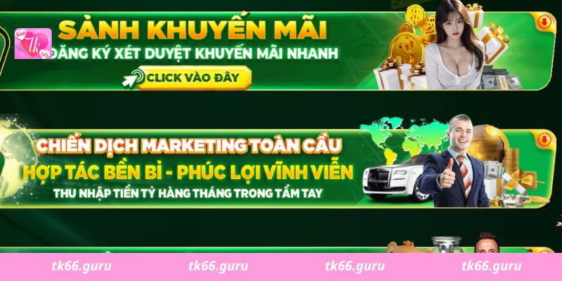 Các chương trình khuyến mãi Tk66 bạn chưa được thông báo